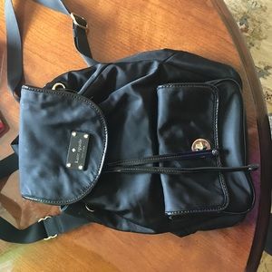 Kate Spade black backpack