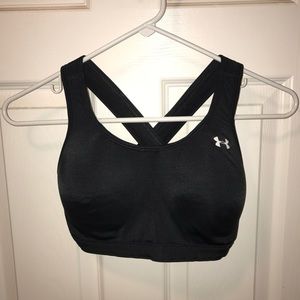 Black Under Armour Padded Sports Bra
