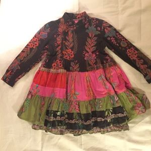 Oilily HTF Girls dress retail $350 7/8 US E/U 128