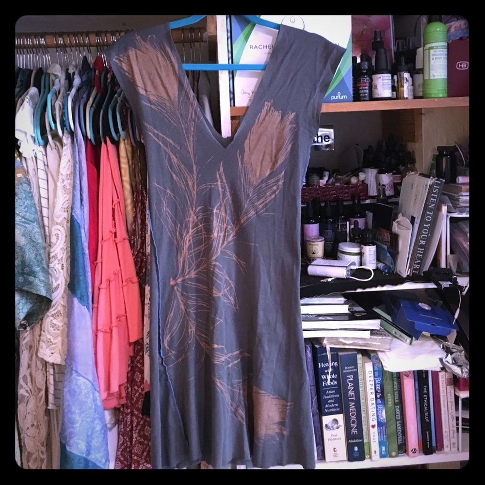 Grey Cotton Dress