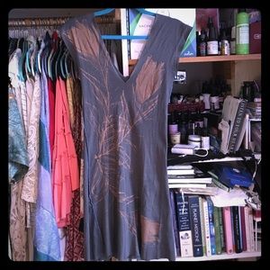 Grey Cotton Dress
