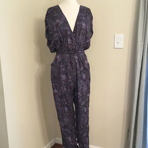 Free People Printed Jumpsuit - Size XS