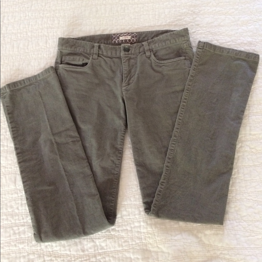 J.Crew Grey Corduroy Pants