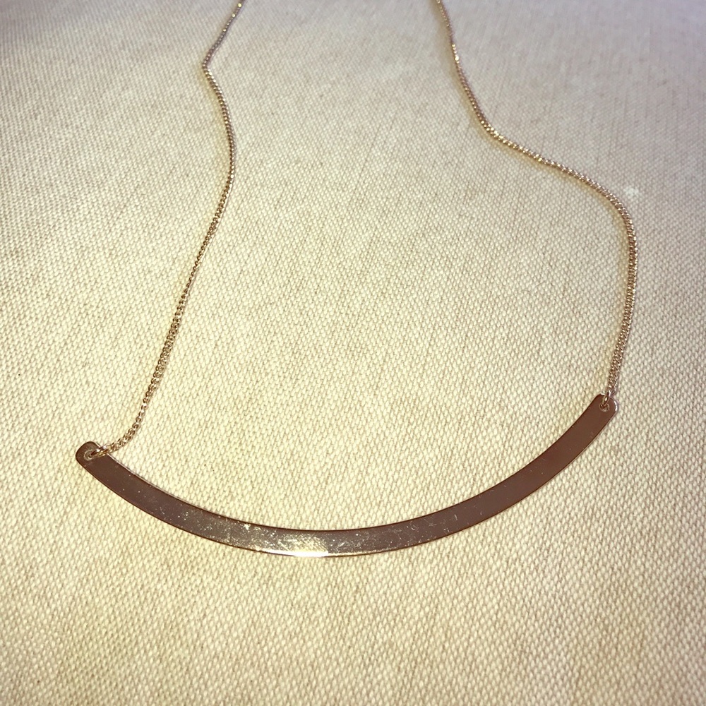 ~gold bar~ elegant necklace simple design
