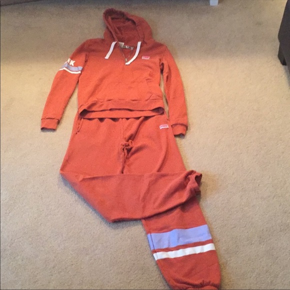 PINK Victoria's Secret Other - VS Pink Hoodie & Campus Sweatpants Set S/XS