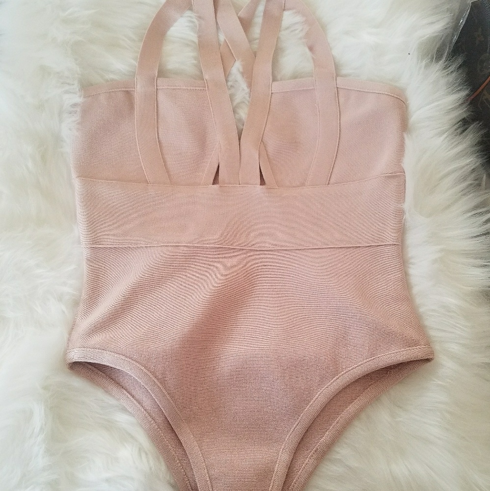 Tan body suit size small