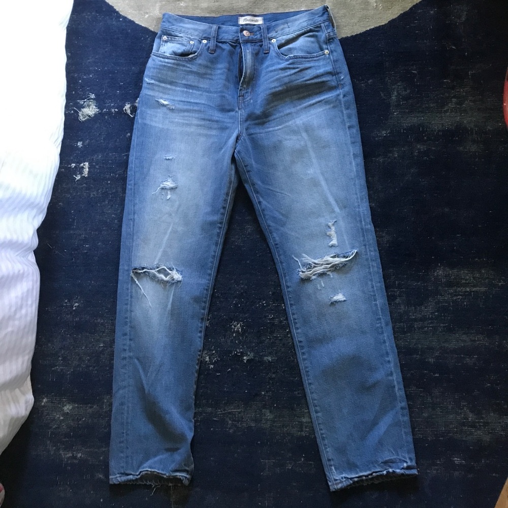 Madewell Distressed High Rise Perfect Vintage Jean