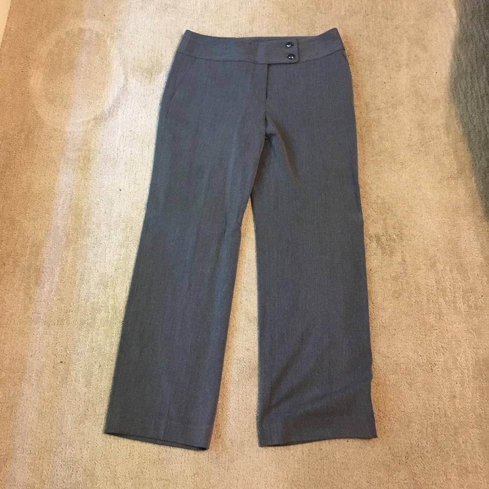 Apt 9 gray straight leg slacks