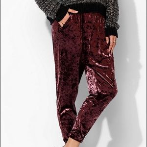 Ecote Velvet Harem Pants Ecote Velvet Harem Pants