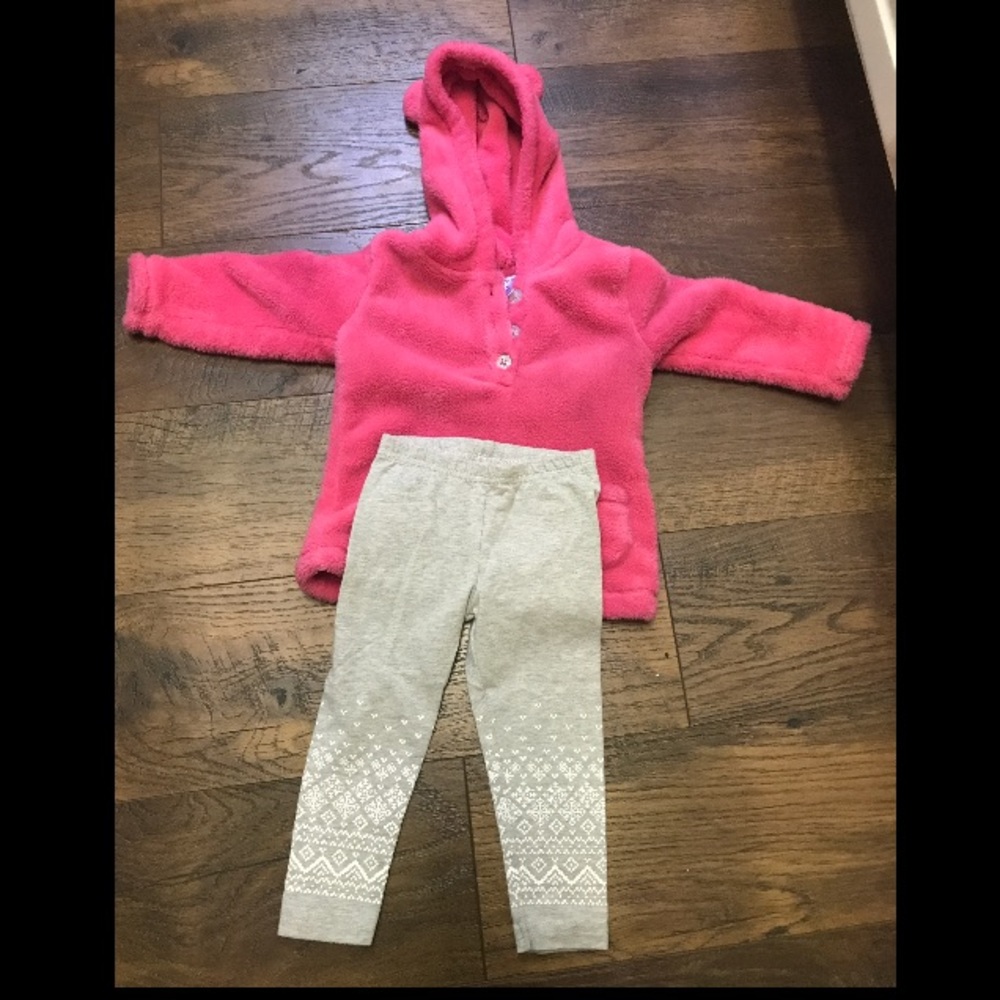 Carter's 12mo hooded outfit