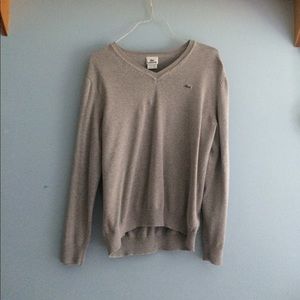 Grey Lacoste Sweater