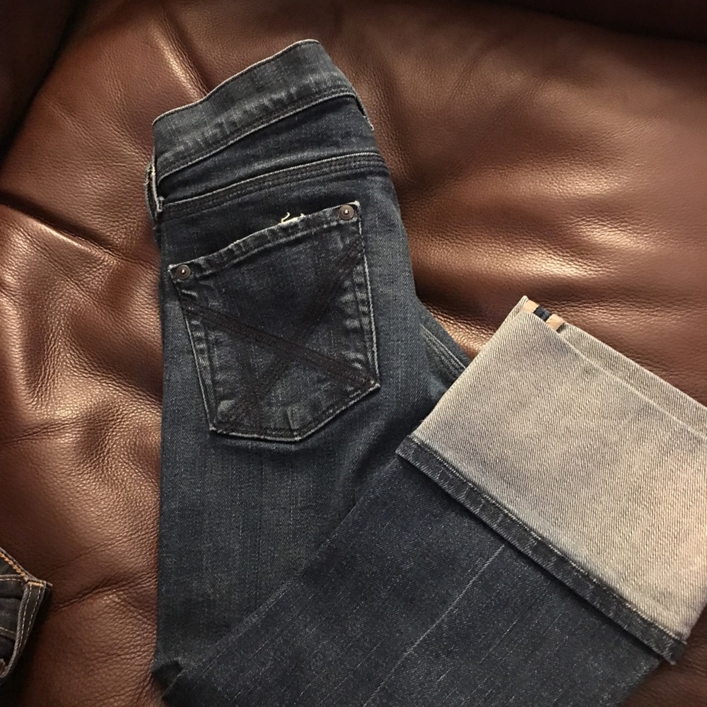 7  For All ManKind Cropped Jeans