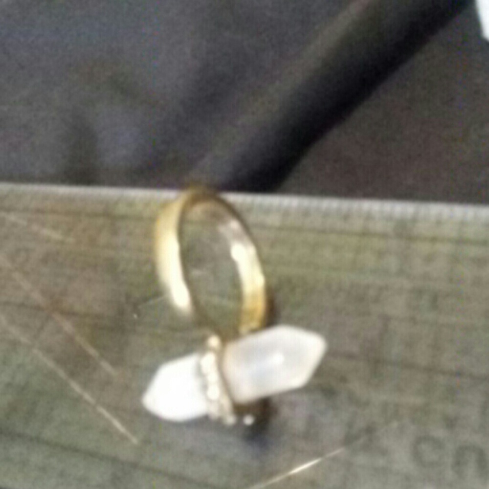 Punk rock/  crystal / clear/w cz's
