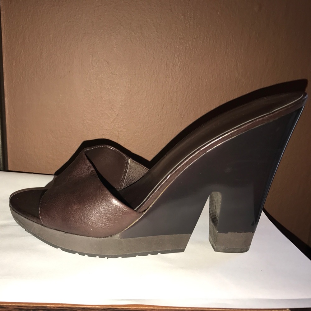 Nine West Leather Heel, Cocoa Brn (Shoe: Margaret)