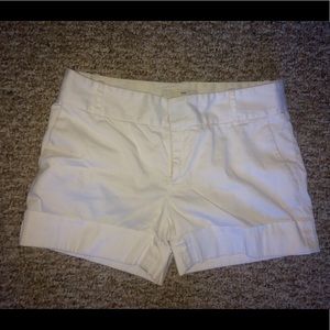 Zara white shorts