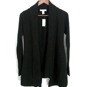 NWT White House Black Market Black Sweater CoverUp