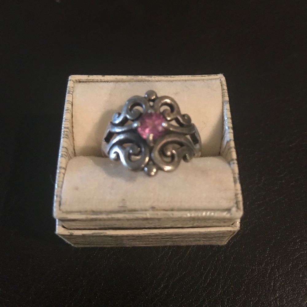 James Avery Spanish Lace Pink Sapphire Ring