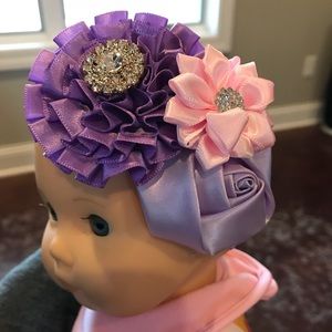 Purple and Pink Baby Headband