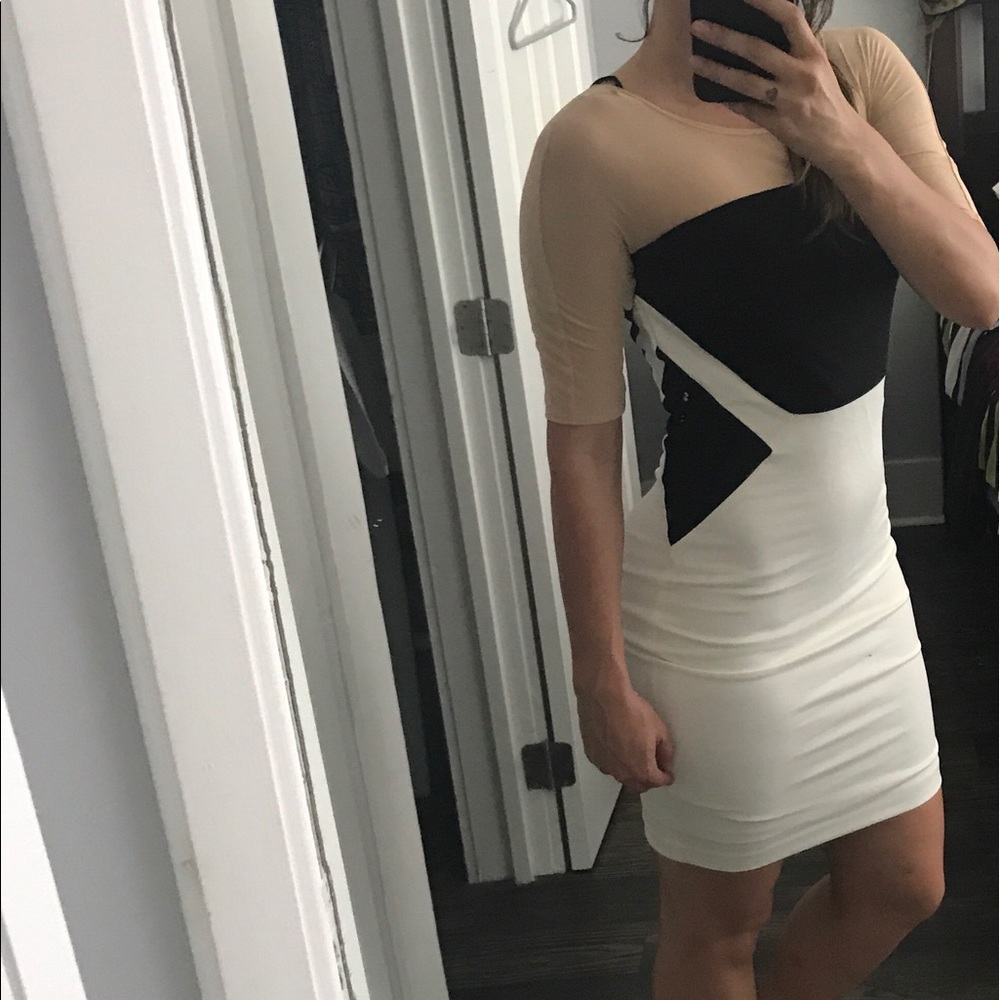 Bebe Color-block Dress