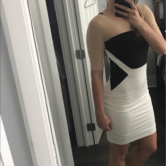 Bebe Color-block Dress - Picture 1 of 4