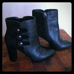 Black ankle boots