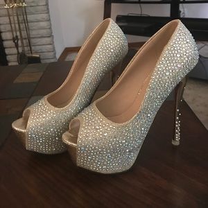Rhinestone Stiletto high heels