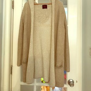 Warm and cozy! Zara knit with hood!