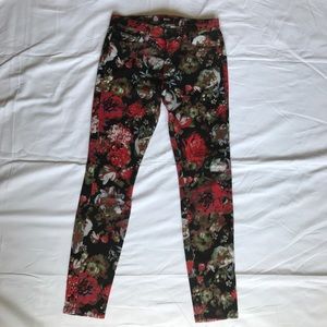 Women's BDG Floral Jeans 29x29 Mid Rise Twig