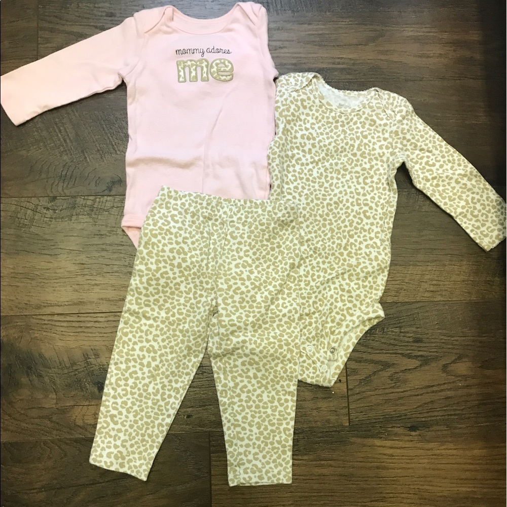 Mommy Loves Me leopard outfit