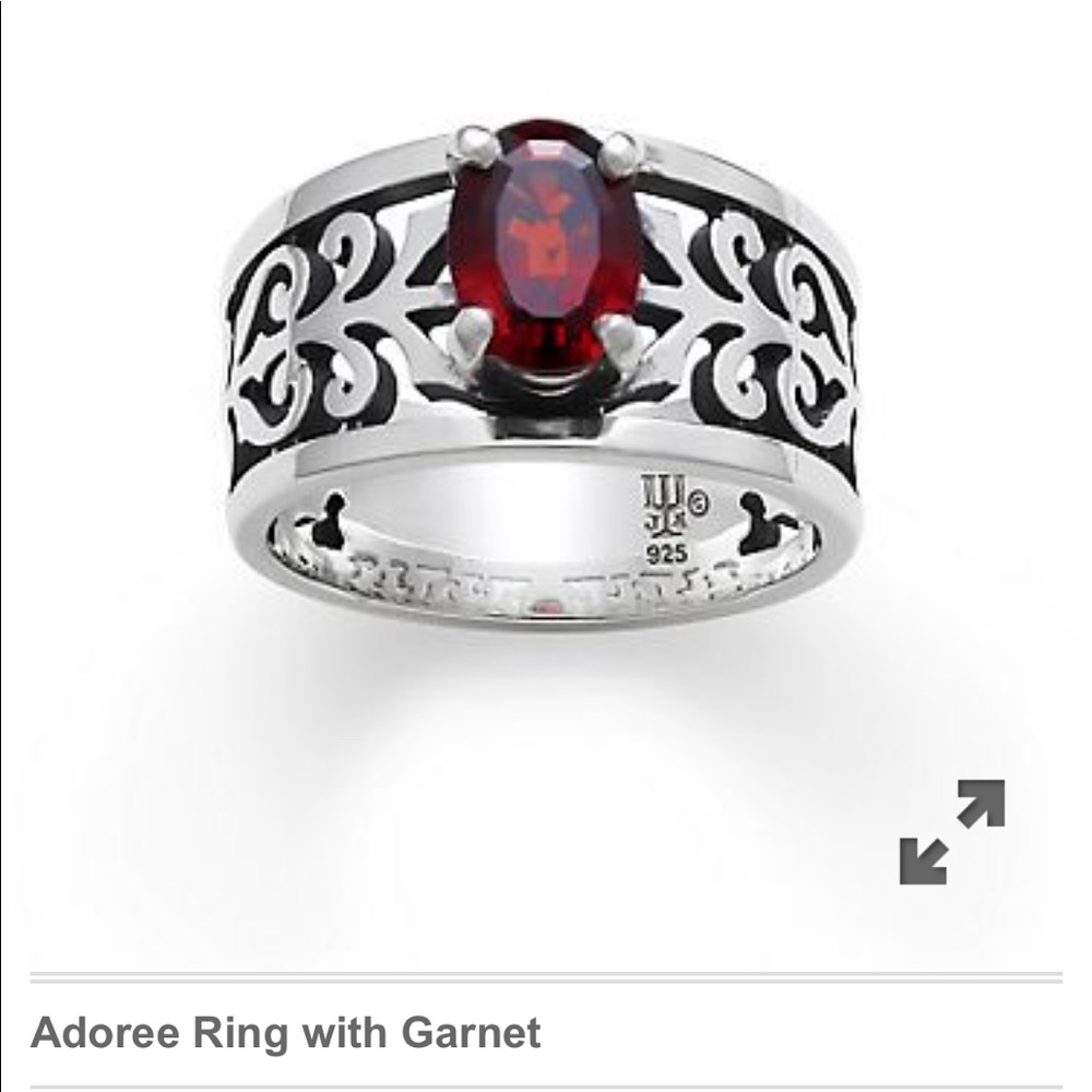 James Avery Adoree Garnet Ring
