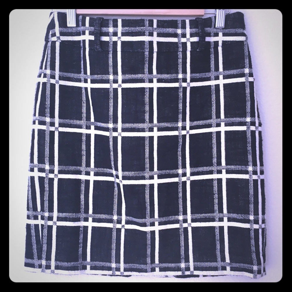 Ann Taylor plaid skirt