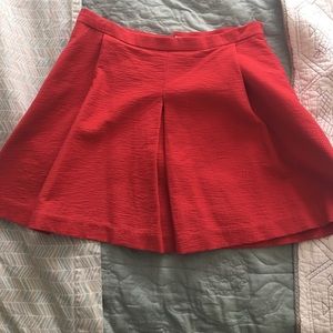 Red skirt