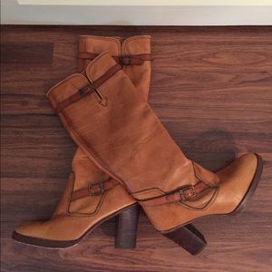 Vintage Tall Leather Boots