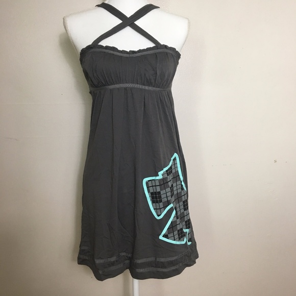 Joshua Perets Dresses & Skirts - 19-Joshua Perets above knee gray dress with puppy