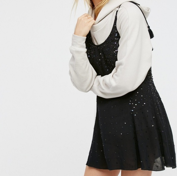 Free People Just Watch Me Slip Sequin Dress - Picture 3 of 3