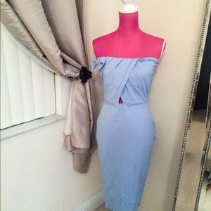 Bandeau Knot Midi Dress
