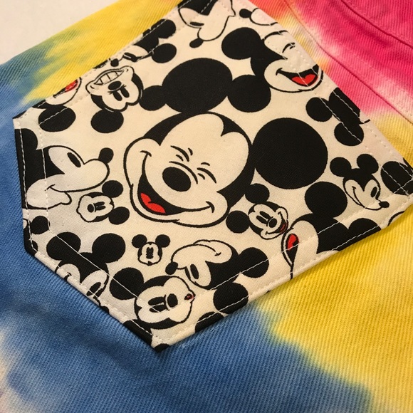 Mickey Mouse custom tie dye shorts - Picture 3 of 4