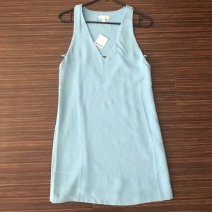 Open back cutout mini shift. Never worn, with tags