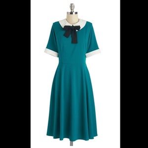 Teal Modcloth dress!