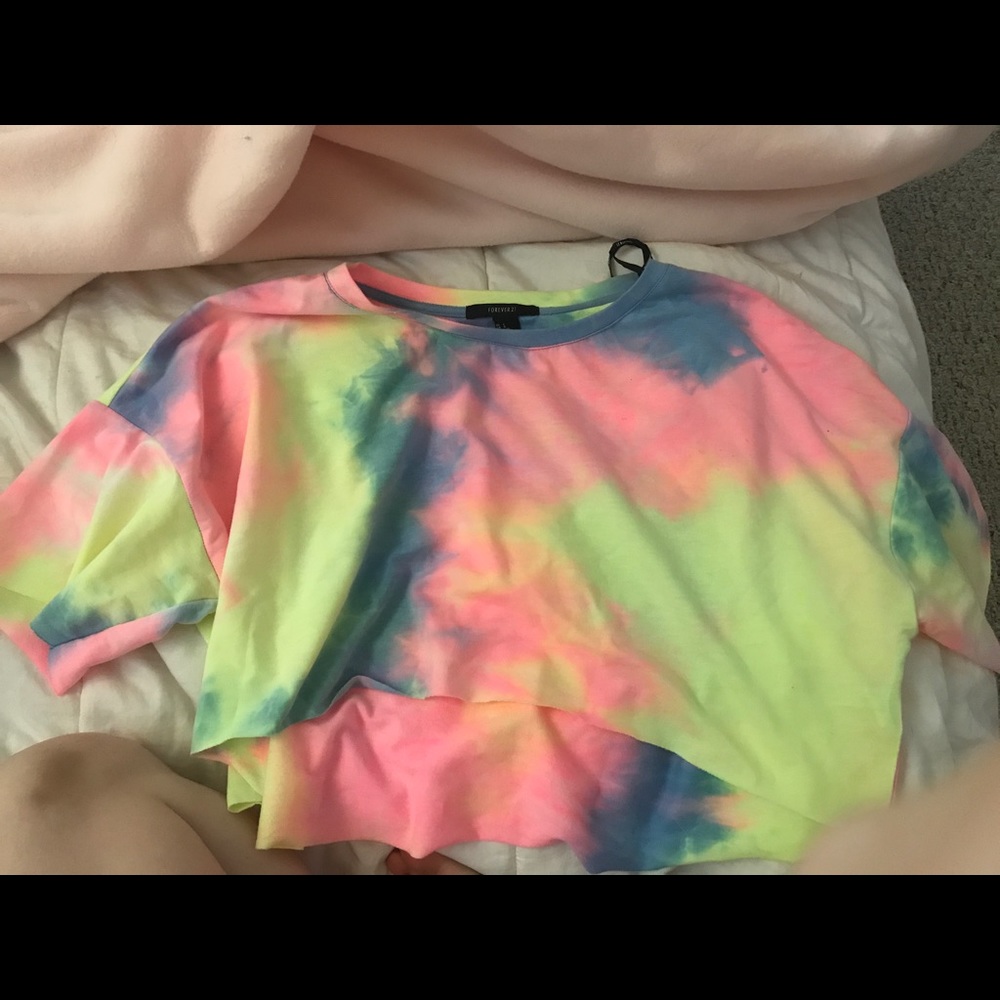 Tye dye crop top!