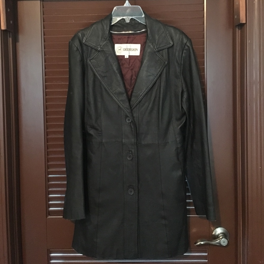 Deerskin Quality Leathers Jacket Size 6