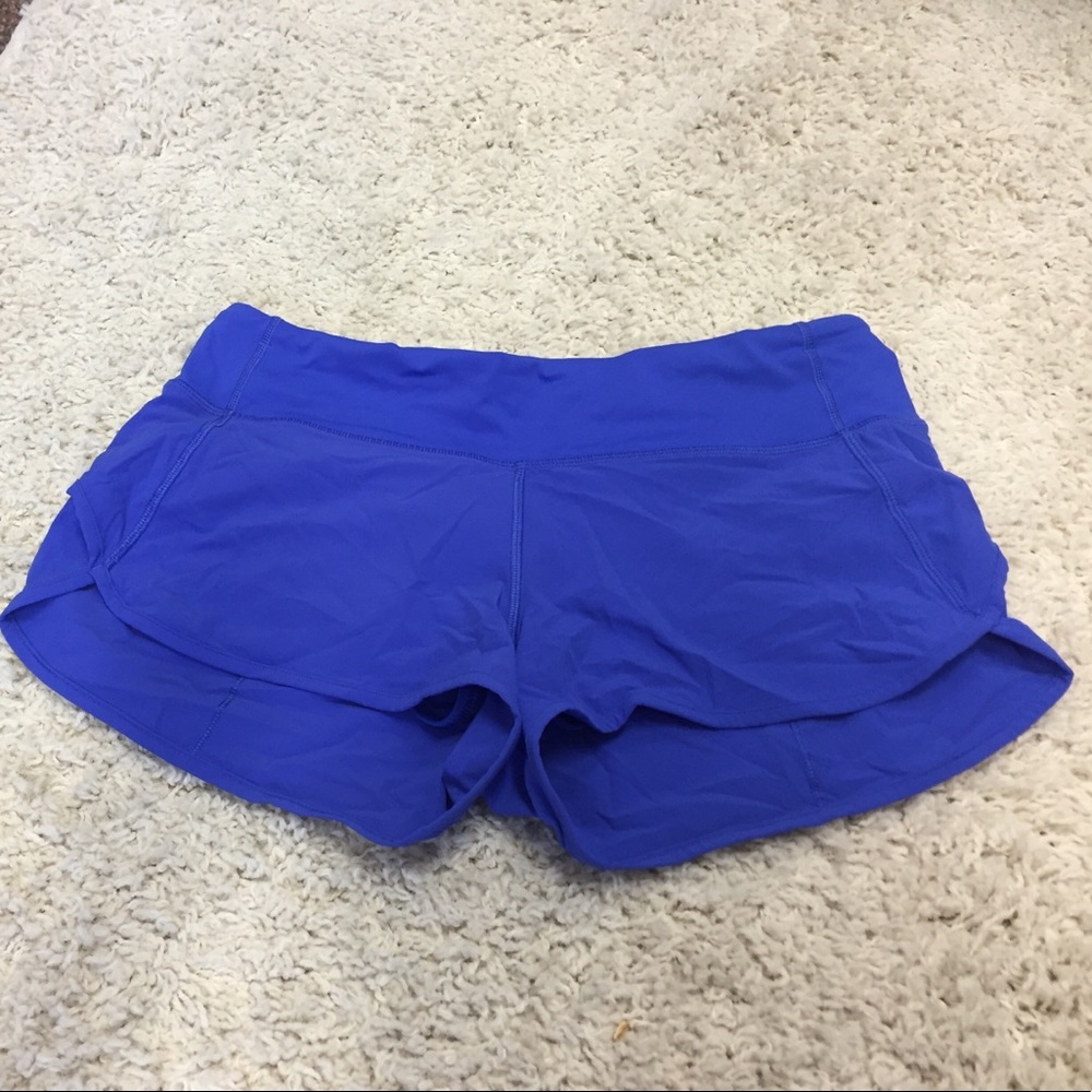 Lululemon speed short 4-way stretch 2.5" like new