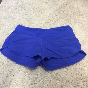 Lululemon speed short 4-way stretch 2.5" like new