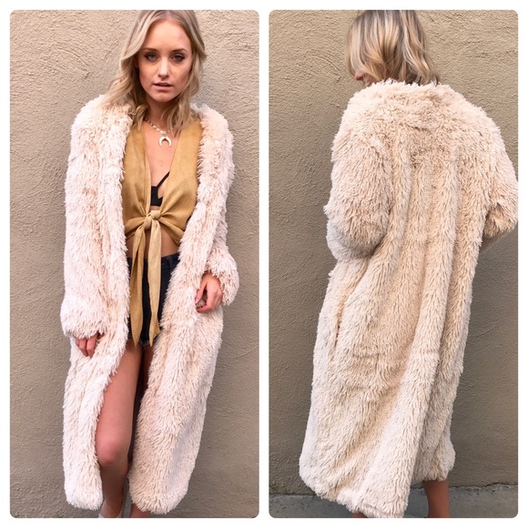 LAST 1️⃣ Stina Faux Fur Trench Coat - Picture 6 of 7