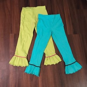 Bundle of girls ruffle pants