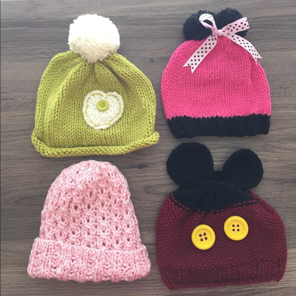 5 Baby/Toddler Beanies