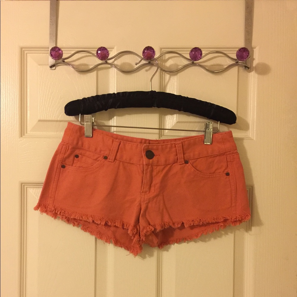 O'Neill salmon jean shorts