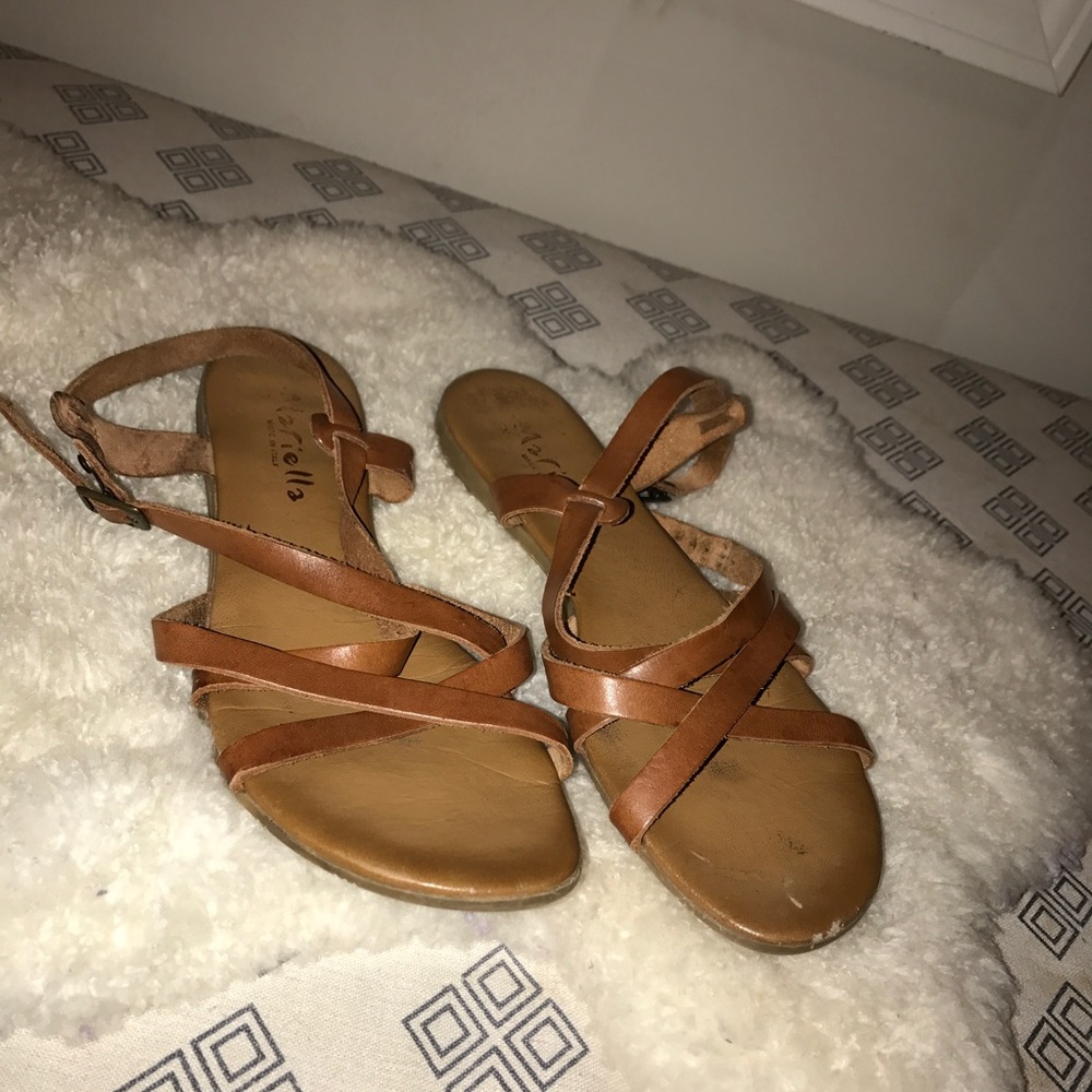 worn sandals