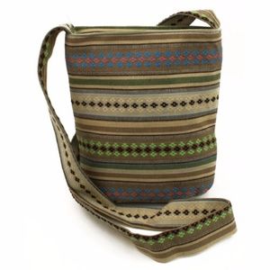 Guatemalan  Mid Size Bucket Bag