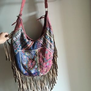 Urban outfitters fringe bag